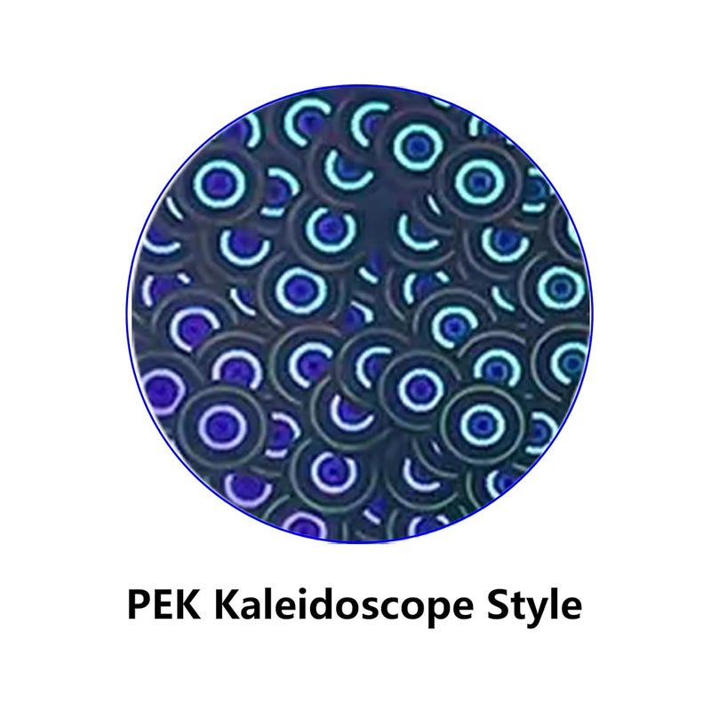 Sifrothy Store لوحة بناء طابعة ثلاثية الأبعاد Smooth Galaxy PEY+Kaleidoscope PEK لبامبو لاب P2S/X1/X1C/X1E/P1P/P1S/A1، ورقة بامبو مرنة من الفولاذ الربيعي الماسي+الكربوني قابلة للإزالة 257x257mm - Image 3